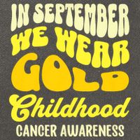 September Awareness Month Childhood Cancer Awareness Month In September We Wear Cotton Canvas Backpack