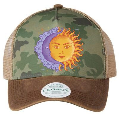 Sun And Moon Sky Legacy Tie Dye Trucker Hat