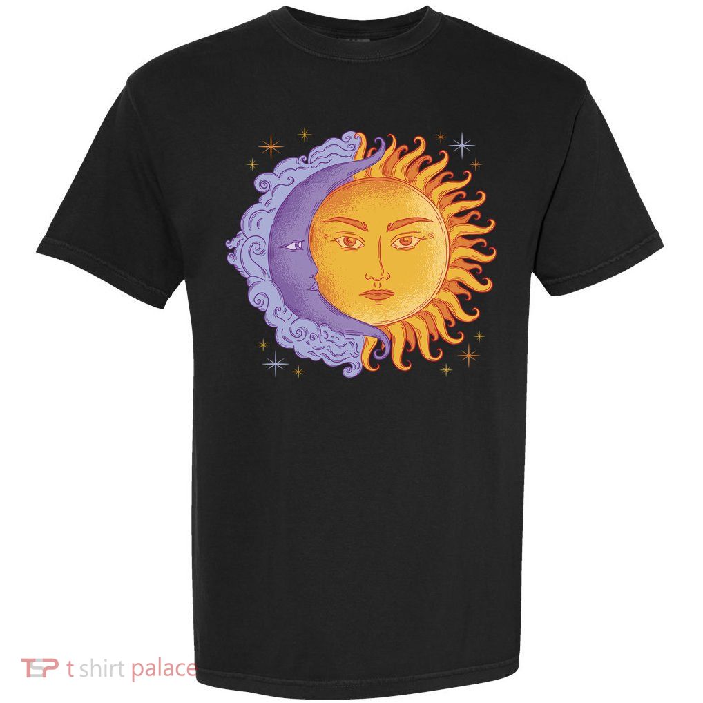 Sun And Moon Sky Garment-Dyed Heavyweight T-Shirt