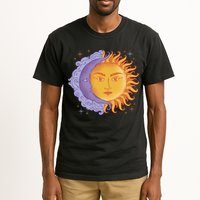 Sun And Moon Sky Tall T-Shirt