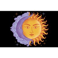 Sun And Moon Sky Bumper Sticker