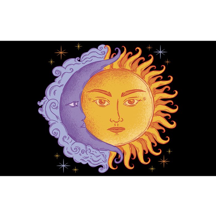 Sun And Moon Sky Bumper Sticker