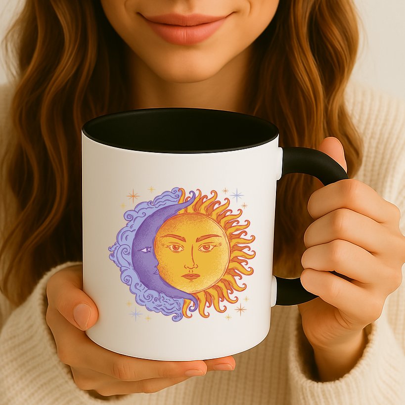 Sun And Moon Sky Mug
