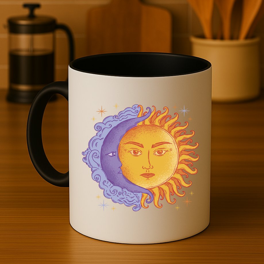 Sun And Moon Sky Mug