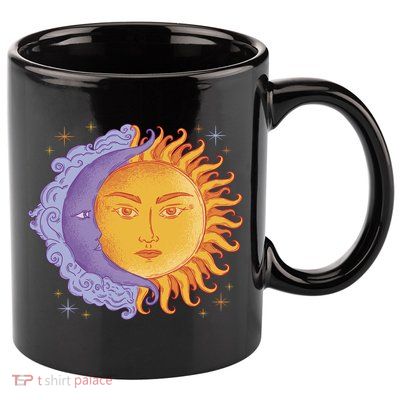 Sun And Moon Sky 11oz C Handle Ceramic Mug