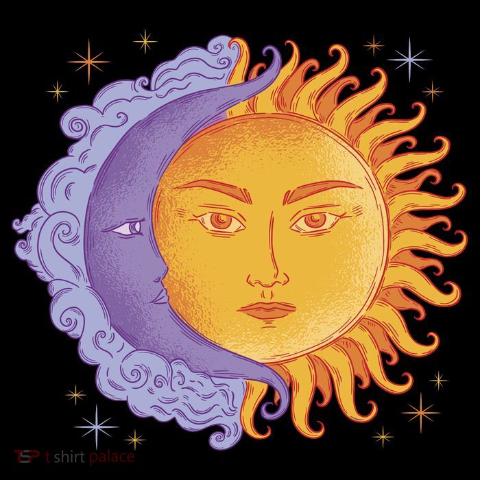 Sun And Moon Sky Youth Performance Sprint T-Shirt
