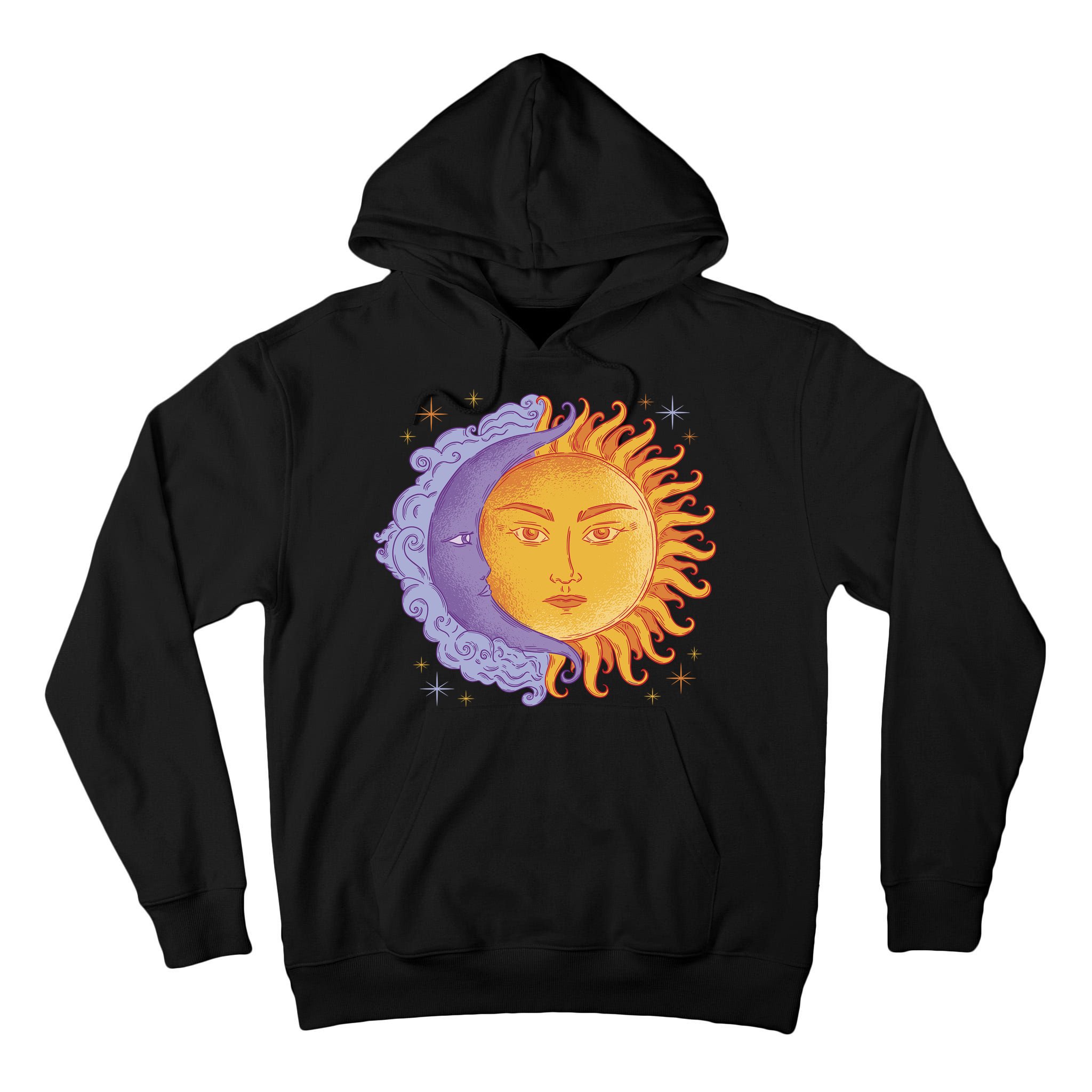 Sun And Moon Sky Tall Hoodie