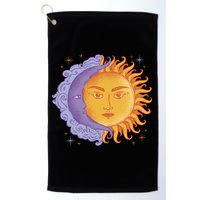 Sun And Moon Sky Golf Towel