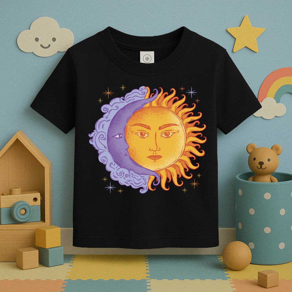 Sun And Moon Sky Toddler T-Shirt