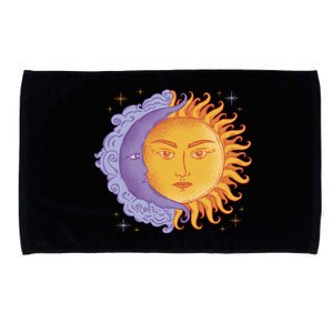 Sun And Moon Sky Microfiber Hand Towel