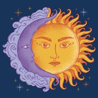 Sun And Moon Sky Infant Baby Jersey Bodysuit