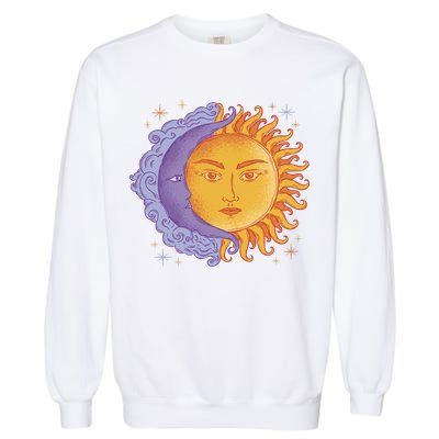 Sun And Moon Sky Garment-Dyed Sweatshirt