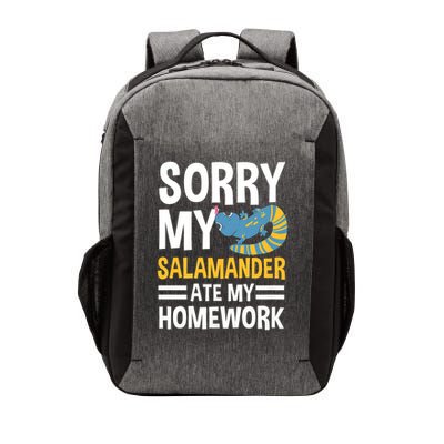 Salamander Ate My Homework Zoologist Lizard Reptile Lover Vector Backpack