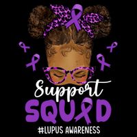 Supportsquad Afro Messy Bun Leopard Lupus Awareness Meaningful Gift Bucket Hat