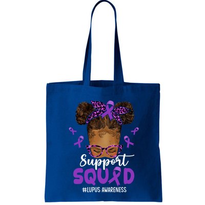 Supportsquad Afro Messy Bun Leopard Lupus Awareness Meaningful Gift Bag