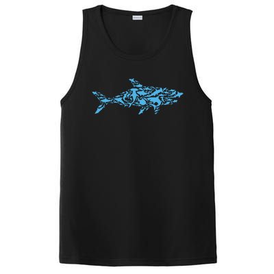 Shark Animal Marine Biology Science Scientist Shark Lover PosiCharge Competitor Tank