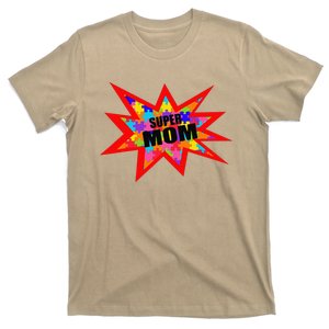 Super Autism Mom Autism Superhero Awareness T-Shirt