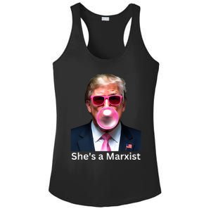 SheS A Marxist Funny Donald Trump Debate Saying 2024 Ladies PosiCharge Competitor Racerback Tank