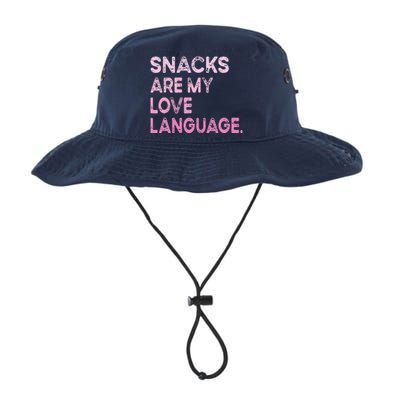 Snacks Are My Love Language Valentine Day Legacy Cool Fit Booney Bucket Hat