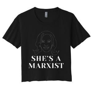 SheS A Marxist Women's Crop Top Tee