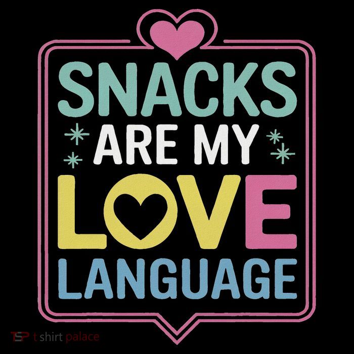 Snacks Are My Love Language Valentine Day Short Acrylic Beanie