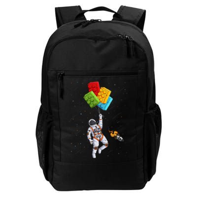 Space Astronaut Master Builder Funny Building Blocks Bricks Daily Commute Backpack