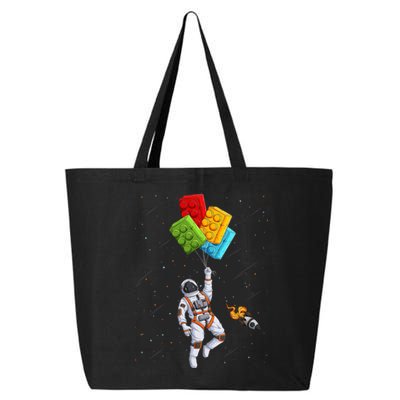 Space Astronaut Master Builder Funny Building Blocks Bricks 25L Jumbo Tote