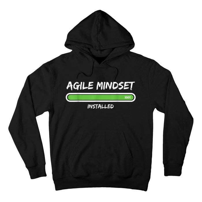 Scrum Agile Mindset Installed Project Hoodie