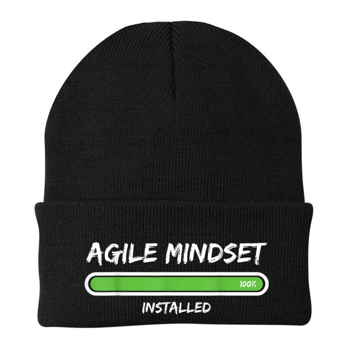 Scrum Agile Mindset Installed Project Knit Cap Winter Beanie