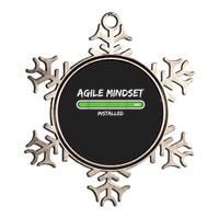 Scrum Agile Mindset Installed Project Metallic Star Ornament