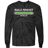 Scrum Agile Mindset Installed Project Tie-Dye Long Sleeve Shirt