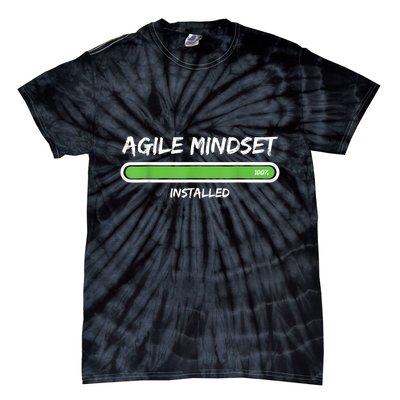 Scrum Agile Mindset Installed Project Tie-Dye T-Shirt
