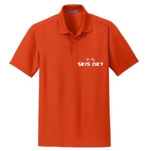 Snowboard: Are My Skis Ok? Skiing Sayings Gift Dry Zone Grid Polo