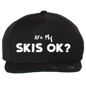 Snowboard: Are My Skis Ok? Skiing Sayings Gift Wool Snapback Cap