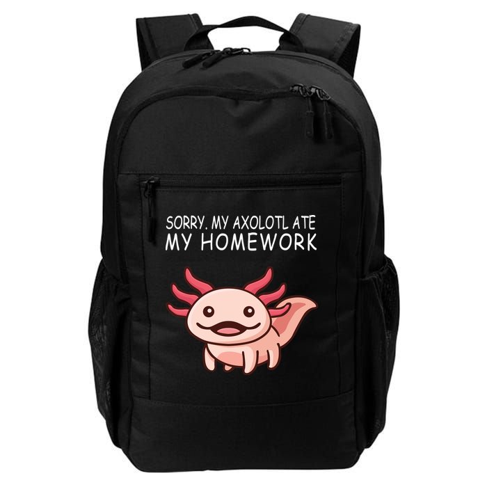 School Axolotl My Axolotl Ate My Homework Cute Axolotl Backpack