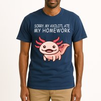 School Axolotl My Axolotl Ate My Homework Cute Axolotl Tall T-Shirt