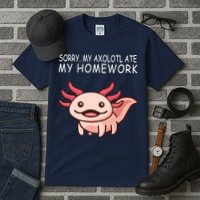 School Axolotl My Axolotl Ate My Homework Cute Axolotl Tall T-Shirt