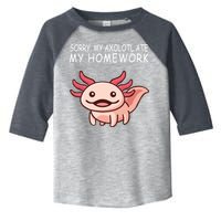 School Axolotl My Axolotl Ate My Homework Cute Axolotl Toddler Fine Jersey T-Shirt