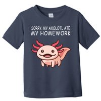 School Axolotl My Axolotl Ate My Homework Cute Axolotl Toddler T-Shirt