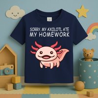 School Axolotl My Axolotl Ate My Homework Cute Axolotl Toddler T-Shirt