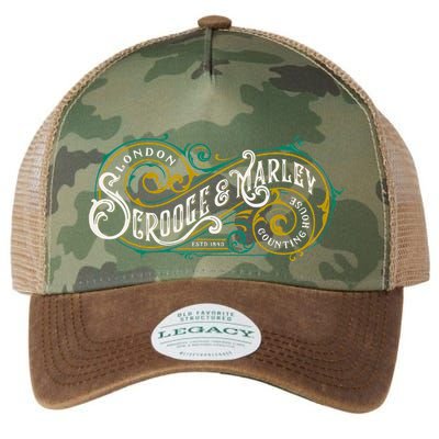 Scrooge And Marley Counting House Christmas Carol Legacy Tie Dye Trucker Hat