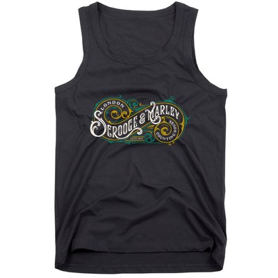 Scrooge And Marley Counting House Christmas Carol Tank Top