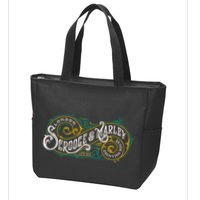 Scrooge And Marley Counting House Christmas Carol Zip Tote Bag