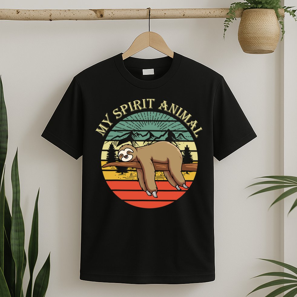 Sloths Are My Spirit Animal Sloth Is My Spirit Animal T-Shirt