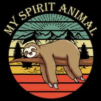 Sloths Are My Spirit Animal Sloth Is My Spirit Animal T-Shirt