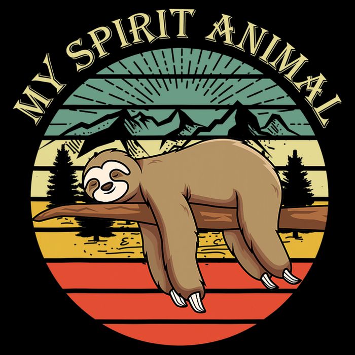 Sloths Are My Spirit Animal Sloth Is My Spirit Animal T-Shirt