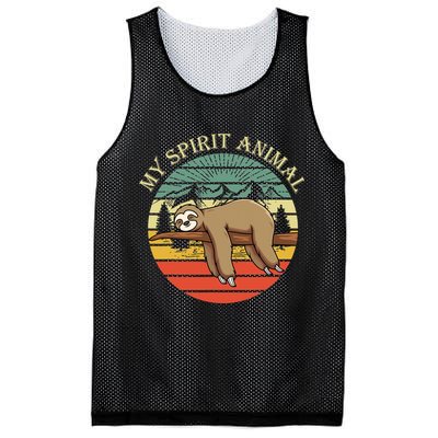 Sloths Are My Spirit Animal Sloth Is My Spirit Animal Mesh Reversible Basketball Jersey Tank