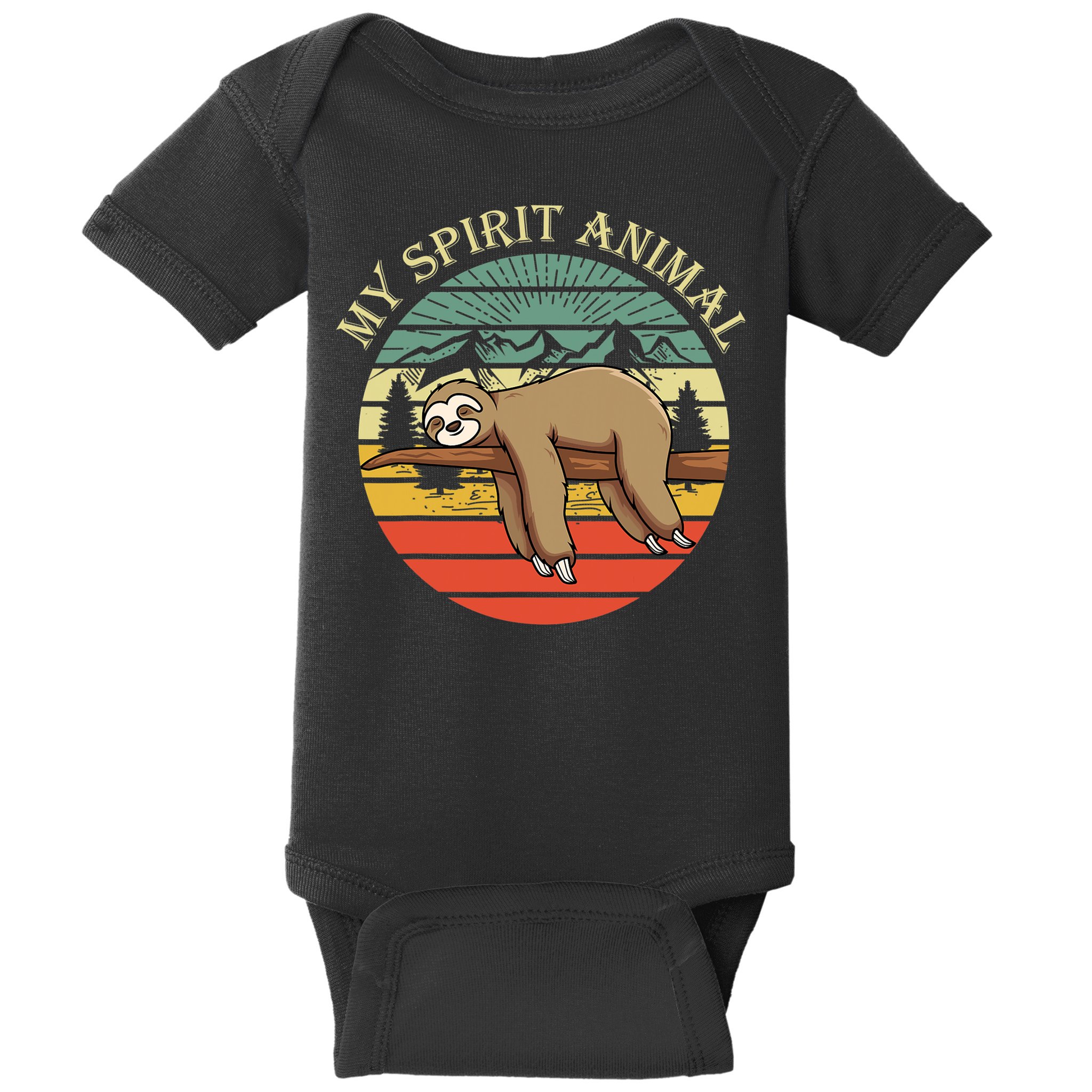 Sloths Are My Spirit Animal Sloth Is My Spirit Animal Baby Bodysuit