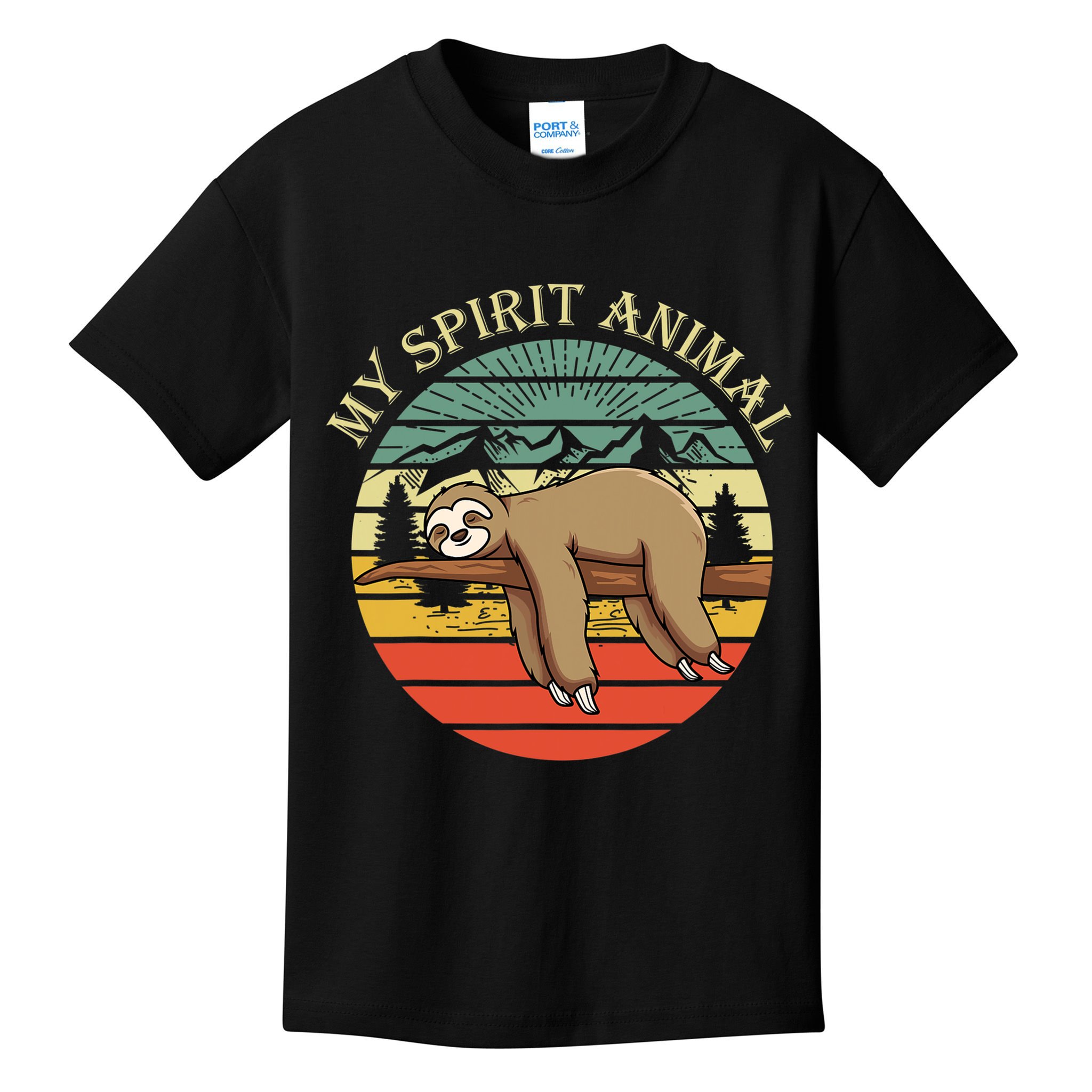 Sloths Are My Spirit Animal Sloth Is My Spirit Animal Kids T-Shirt