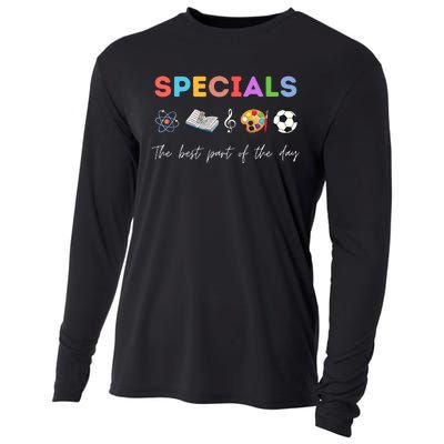 Specials Art Music PE Teacher Team Best Part Of The Day Cooling Performance Long Sleeve Crew